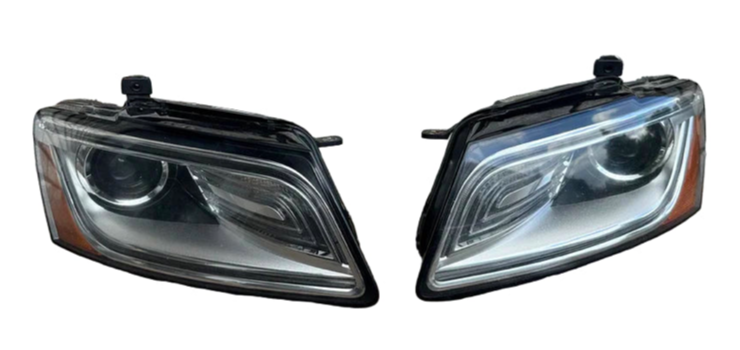 Xenon HID Headlight Left/Right, Audi Q5 8R, 2013 to 2017, Left  8R0941005B,  Right  8R0941006B - Set