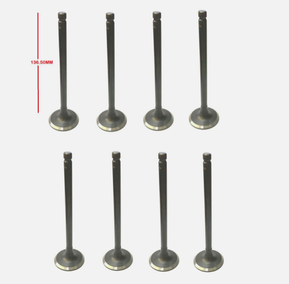 Engine Intake & Exhaust Valves Set 8Pc, Mitsubishi Pajero Sport, 4D56T 2.5L Diesel, Intake MD083661, Exhaust MD083662