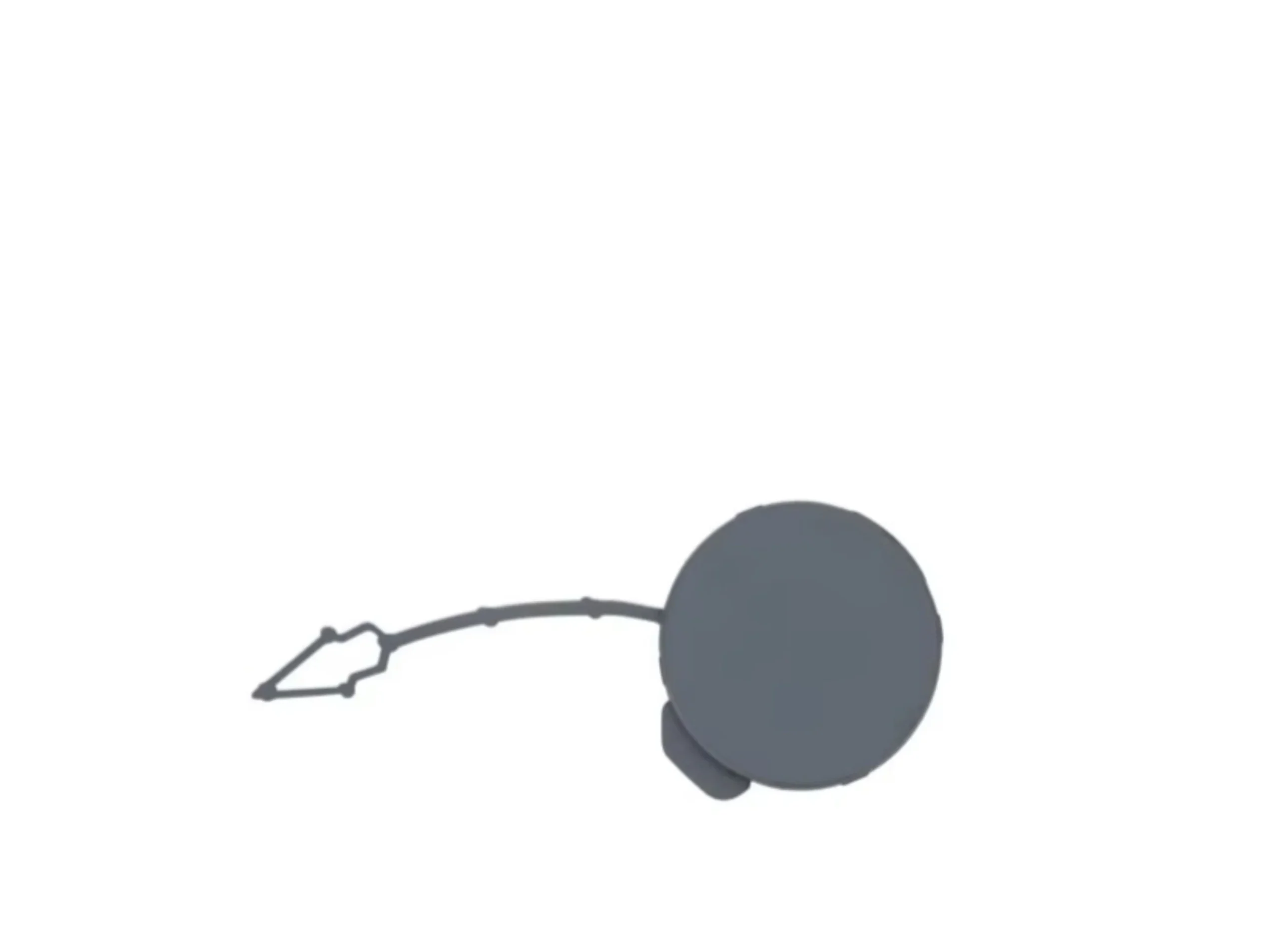 Front Tow Hook Cap ,Jaguar XF (2021-2024) , T2H45325LML